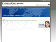 Tablet Screenshot of express-kurier.com