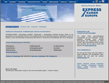 Tablet Screenshot of express-kurier.de